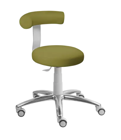 LZ83 G - N stolička otočná, výška sezení 46-59 cm, koženka SILVERTEX - koženka olivová 30513